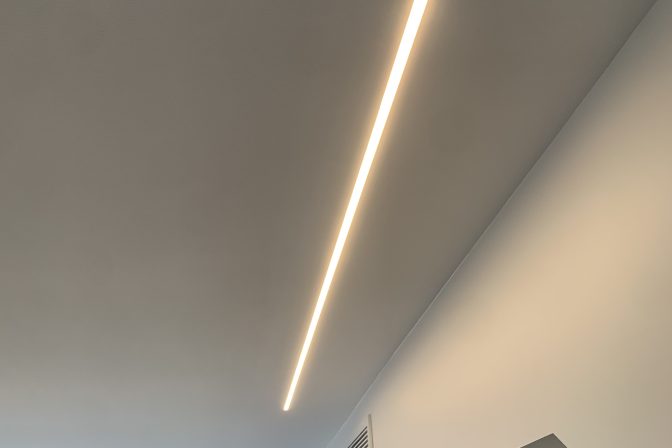Albert Park Project 11 Recessed LED lights in living room ceiling